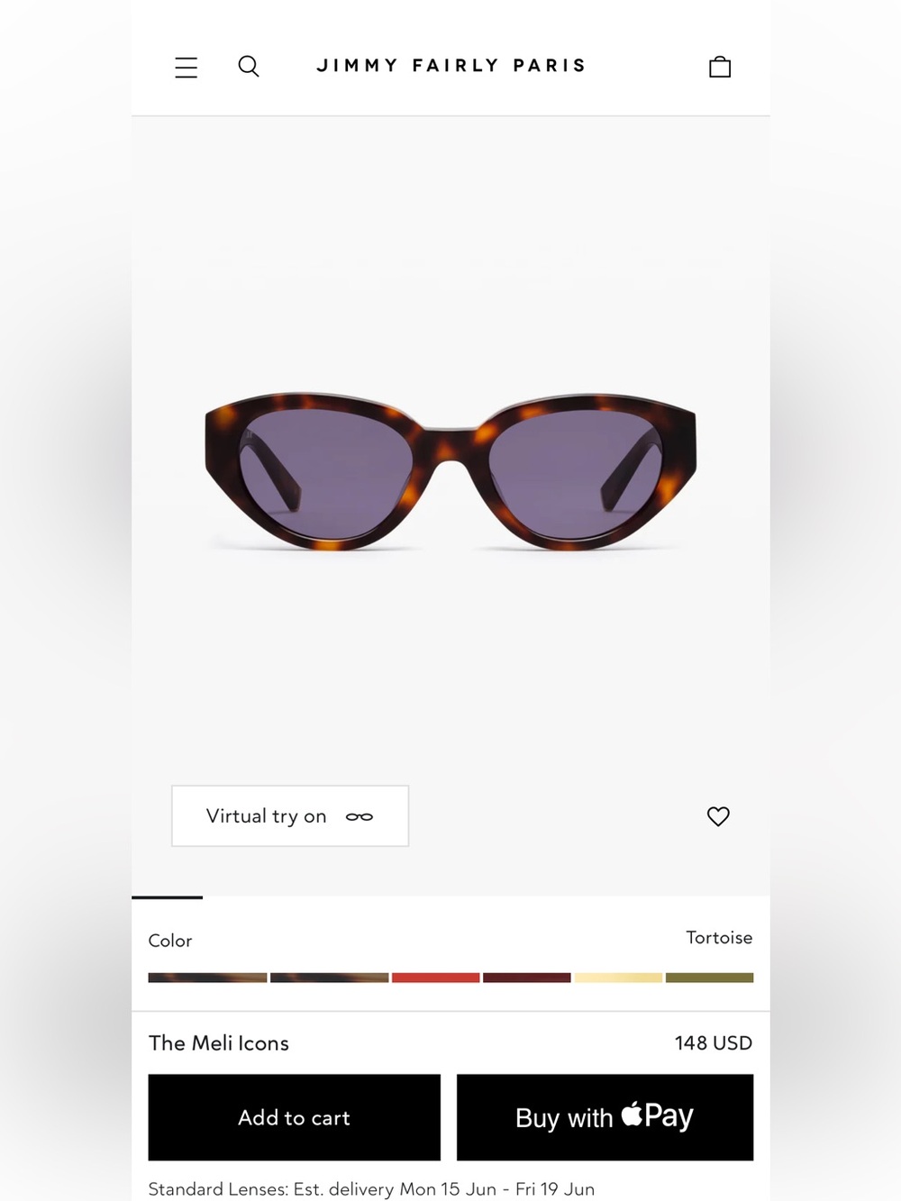 Jimmy Fairly The Meli Icons Sunglasses - Picture 2 of 8